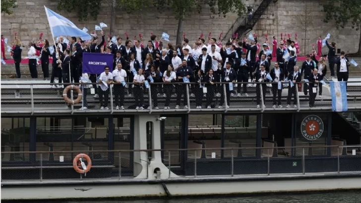 VIDEO: así fue el paso de la delegación argentina en la apertura de los JJOO