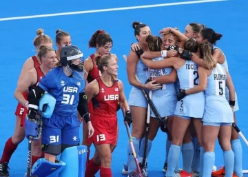 Las Leonas aplastaron a Estados Unidos en el estreno olímpico