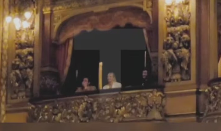 Javier Milei y Yuyito González se mostraron juntos en un palco del Teatro Colón