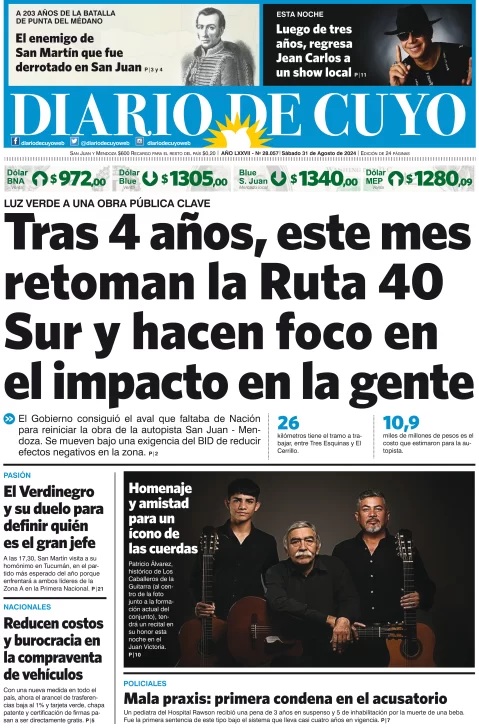 Tapa Edición 31 de Agosto de 2024