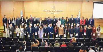 Juraron los nuevos abogados: mirá la galería de fotos