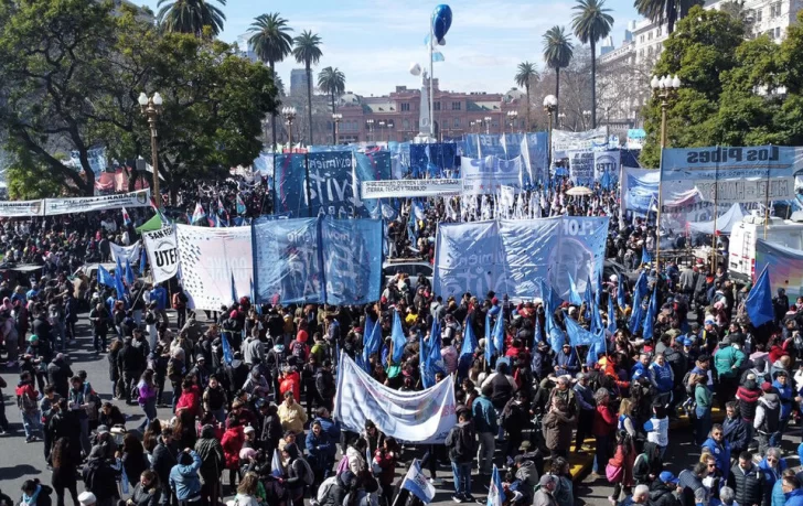 La marcha apuntó a Milei por el “exterminio social”