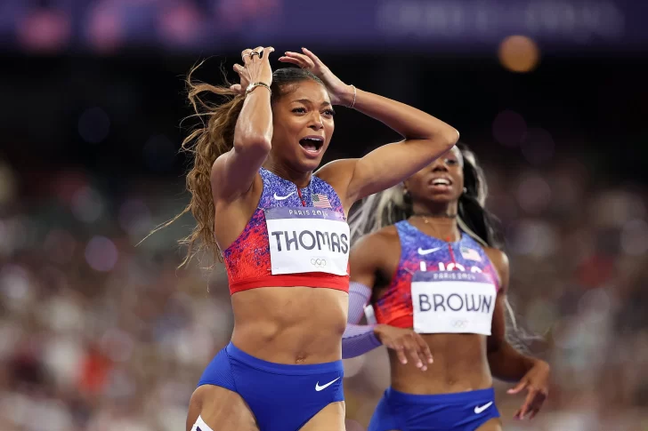 Con el título en los 200 metros, la estadounidense Gabrielle Thomas encabezó los festejos en las finales de atletismo