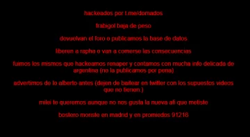 Hackearon “Promiedos”: la página de resultados de fútbol no funciona y el mensaje que dejaron es viral