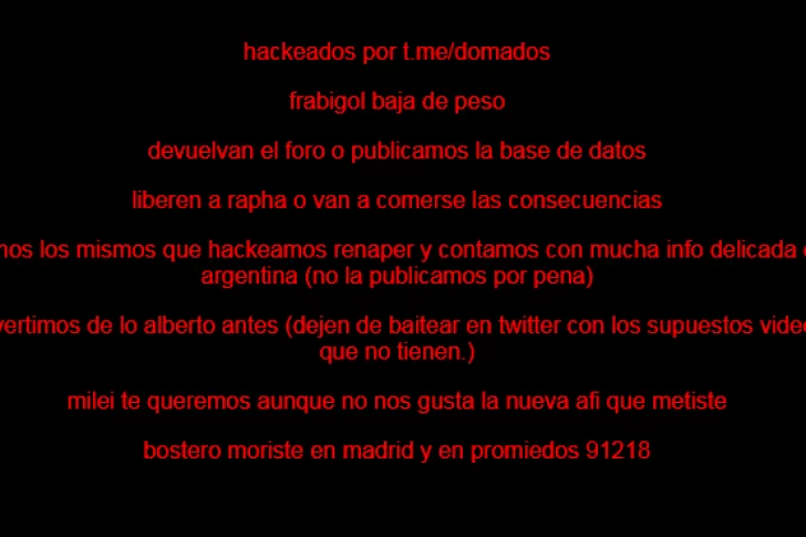 Hackearon “Promiedos”: la página de resultados de fútbol no funciona y el mensaje que dejaron es viral