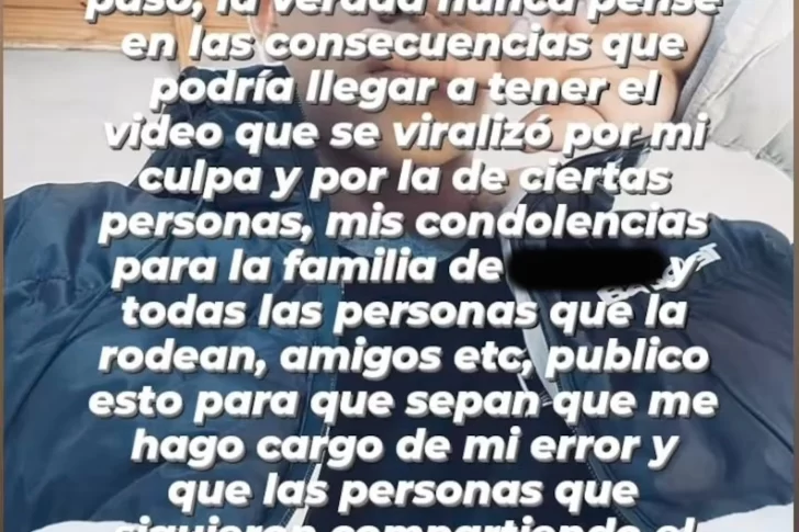 Una menor se quitó la vida luego de que su exnovio difundiera un video íntimo