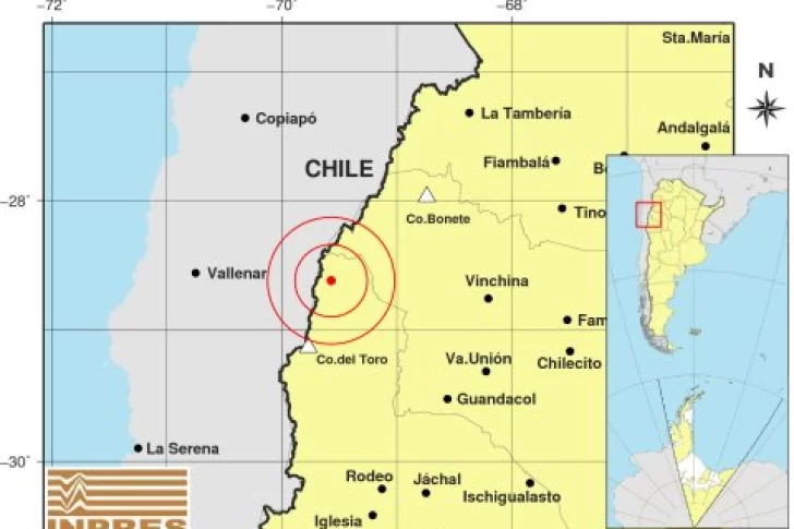 Fuerte sismo de 5.6 grados despertó a los sanjuaninos en la madrugada de este viernes