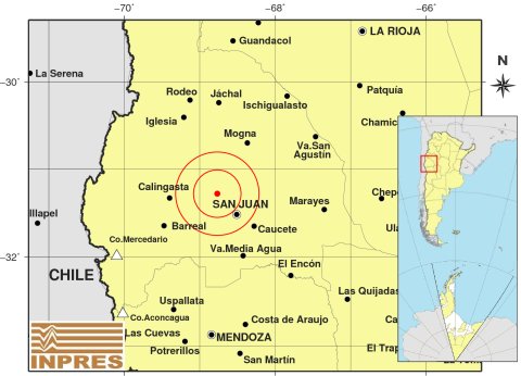 Sismo en la madrugada sanjuanina: alcanzó los 3,3° de Magnitud