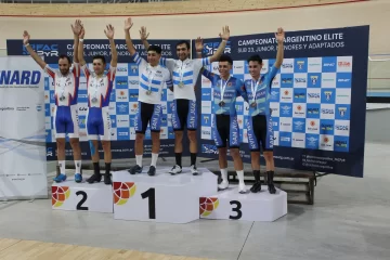 San Juan, incansable en la cosecha de medallas en el Argentino de pista