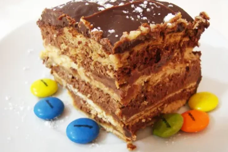 Receta de torta helada de chocolate