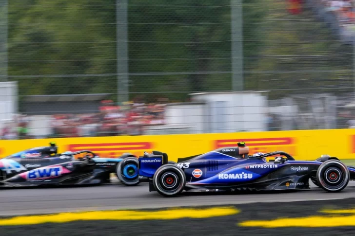 Primera vez en la F1: Franco Colapinto terminó en el puesto 12 en el Gran Premio de Italia