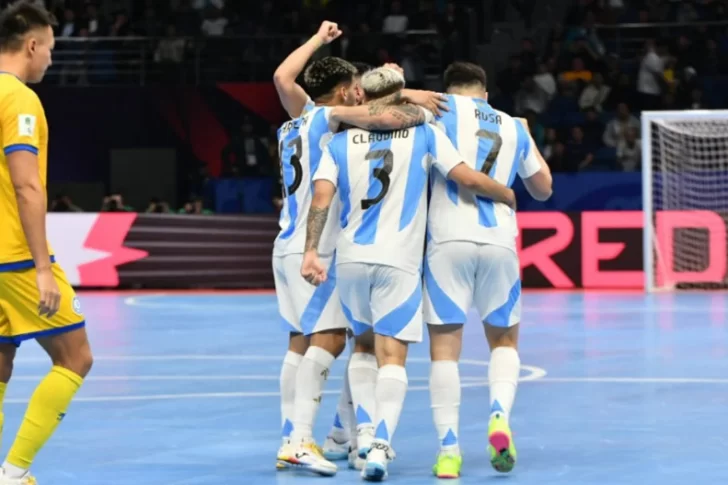 Mundial de Uzbekistán: goleada de Argentina, que pasó a semifinales