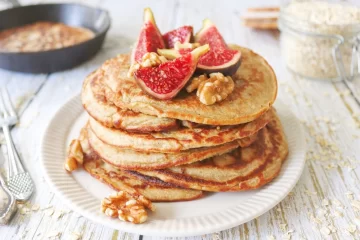 La receta más fácil y saludable de panqueques de avena