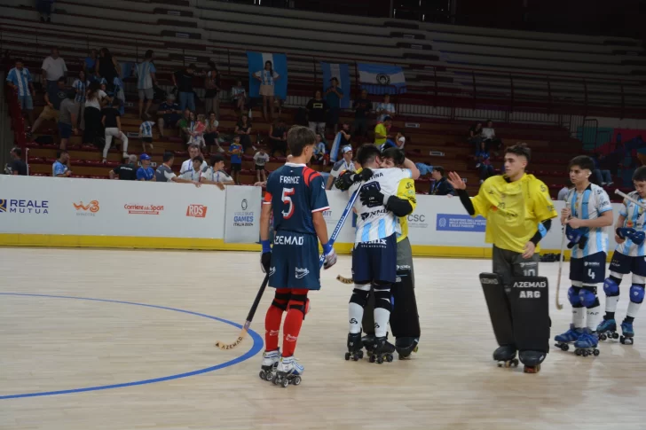 Mundial de hockey sobre patines Sub 19: ¡Argentina se lo dio vuelta a Francia y clasificó a semifinales!