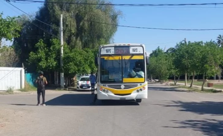 Un colectivo atropelló a un niño y en la frenada una embarazada cayó y terminó en el hospital