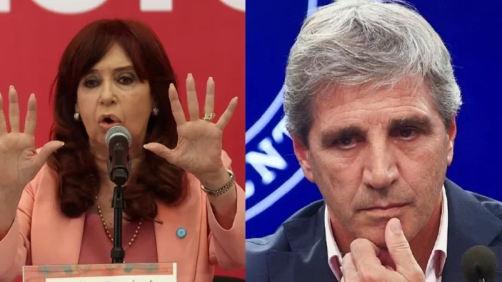 “Quedate chillando tranquila”, el fuerte cruce entre Cristina Kirchner y Luis Caputo por la deuda pública