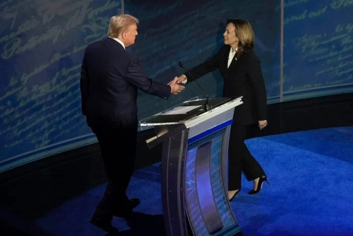 Elecciones presidenciales: picante debate entre Kamala Harris y Donald Trump