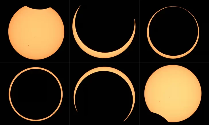 Un “anillo de fuego” en el cielo, el fascinante eclipse solar anular que se podrá ver en la Argentina