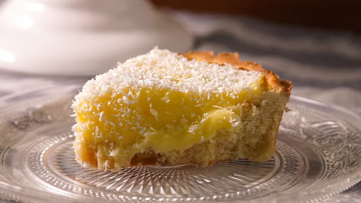 Receta de tarta de coco, rápida y fácil