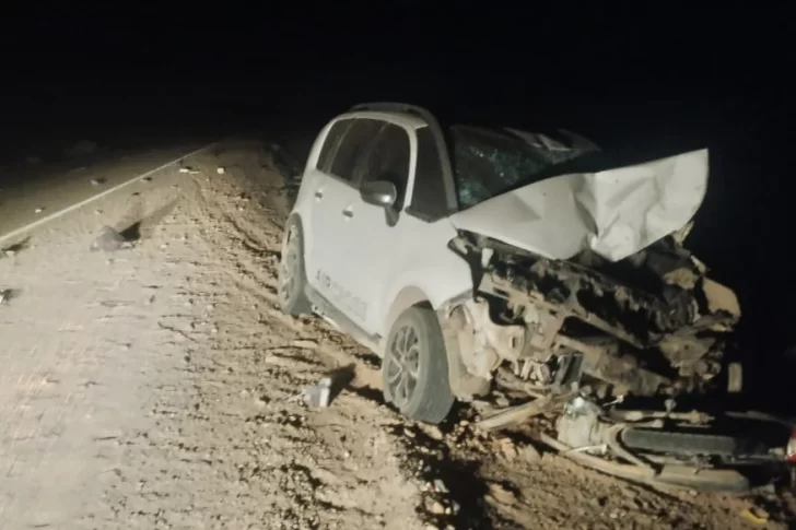 Tragedia en Iglesia: creen que un joven en auto se cruzó y mató a un motociclista