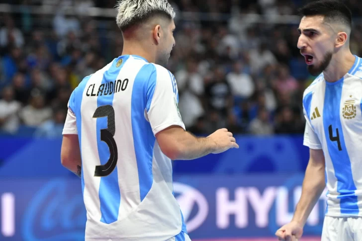 Argentina venció 3-2 a Francia y jugará la final del Mundial de futsal contra Brasil