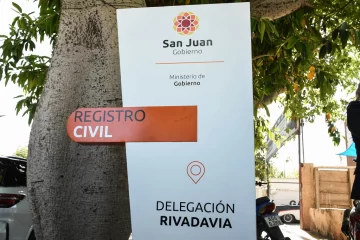 Reabrieron el Registro Civil en Rivadavia