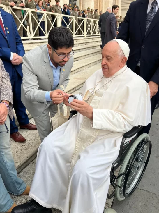 El sanjuanino que se reunió por cuarta vez con el Papa