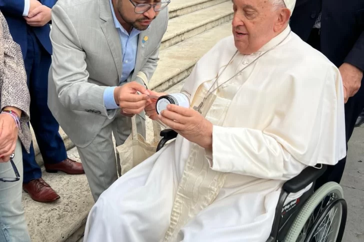 El sanjuanino que se reunió por cuarta vez con el Papa