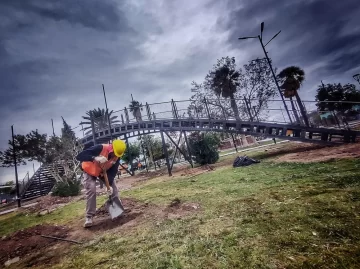 Un puente y juegos innovadores, las vedettes en la nueva Plaza Centenario