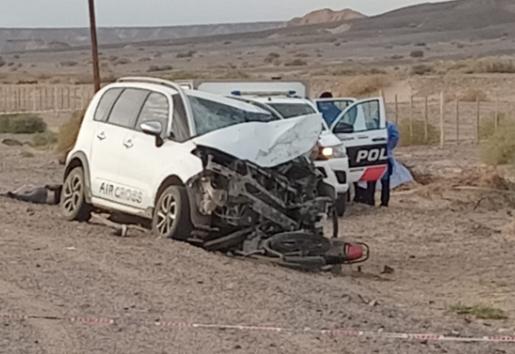 Tragedia en Iglesia: el fallecido volvía de visitar a su hijo y el choque fue frontal