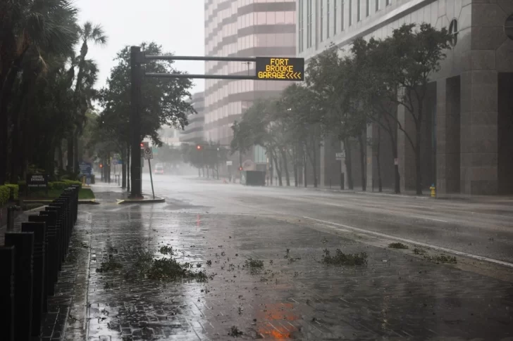 El huracán Milton llegó a Florida con vientos de 193 kilómetros por hora