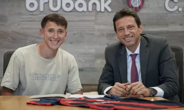 El sanjuanino Agustín Ladstatter firmó su primer contrato profesional con San Lorenzo de Almagro