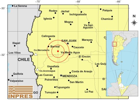 Ocurrió un sismo en pleno despertar de los sanjuaninos