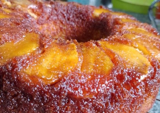 Receta de la torta invertida de manzana: fácil y rica opción para meriendas