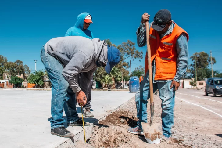 Transforman una plaza en  polideportivo  para la familia