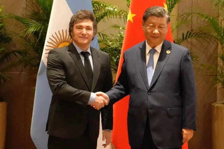 Milei se reunió con Xi Jinping y consuma acercamiento a China