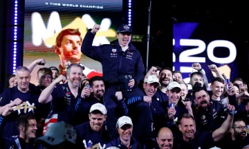 Verstappen se recibió de figura en Las Vegas