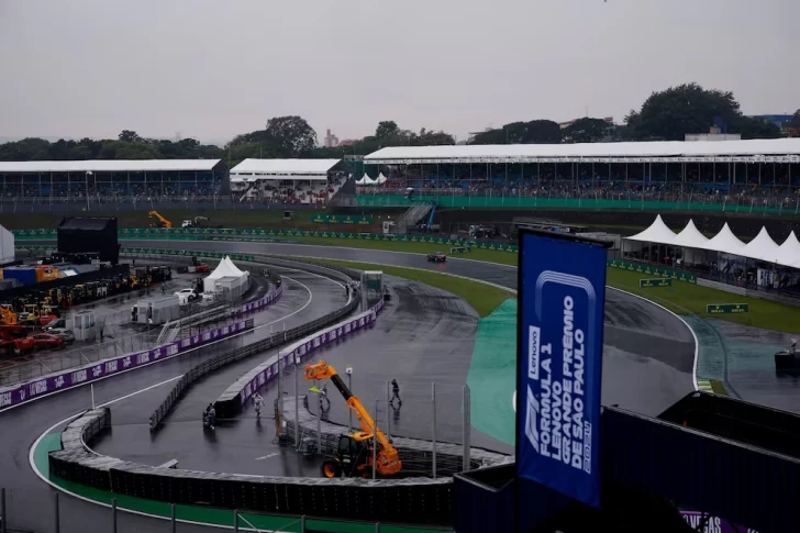 Por las intensas lluvias, se suspendió la clasificación del GP de Brasil: cuándo correrá Franco Colapinto