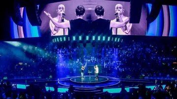 Abel Pintos y Luciano Pereyra, en el primero de los 30 shows históricos en el Luna Park