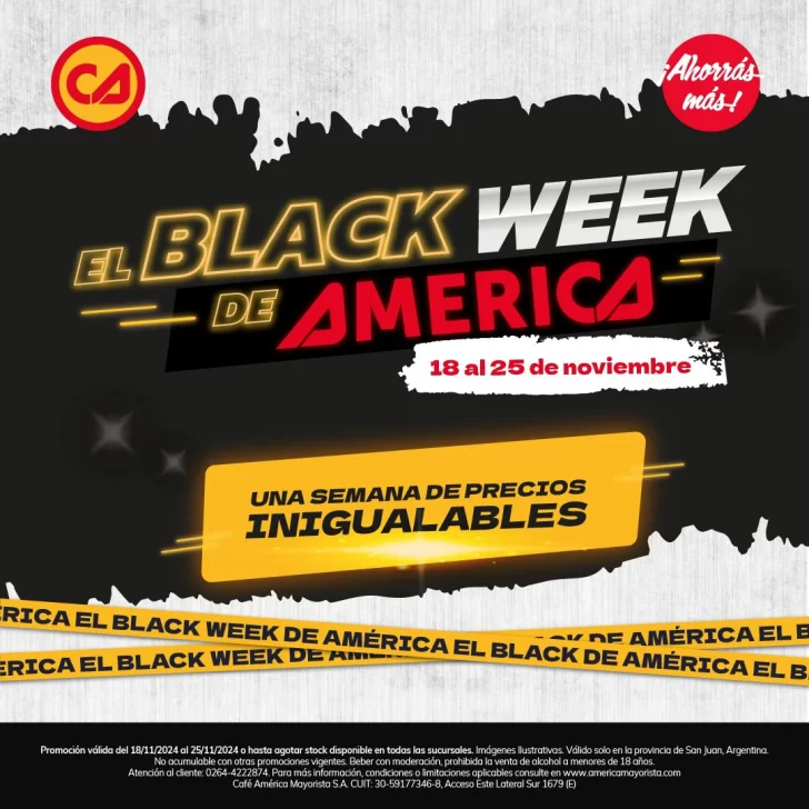 ¡Llegó el Black Week de América!