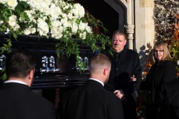 Imágenes del desgarrador funeral de Liam Payne: la reunión más dolorosa de One Direction