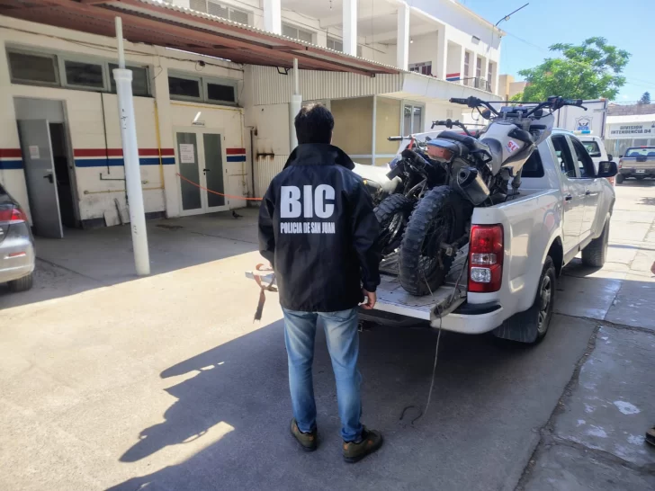 Inspeccionan un taller y secuestran motos con el chasis y motor adulterados