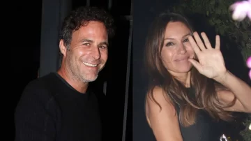 Pampita y Martín Pepa durante su primera salida de novios en la noche porteña