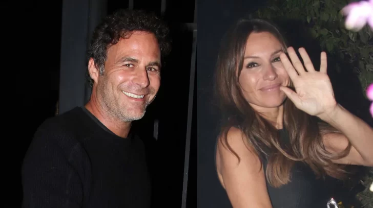 Pampita y Martín Pepa durante su primera salida de novios en la noche porteña