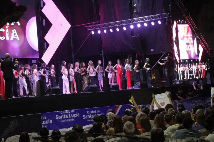 Emanero descosió la noche en Santa Lucía y hoy se elige a la Reina Nacional