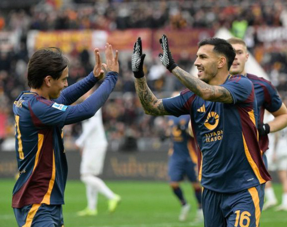 Festival de goles en la Roma