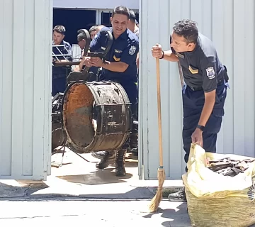 La Banda de la Policía llora su pérdida: 98% de instrumentos, incluso de 1890 y de Malvinas