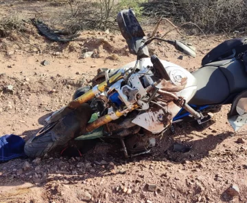 Pasó de largo en moto en una curva de la Ruta 141 y tuvo un trágico fin