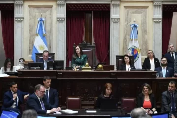 La sesión en el senado por el caso Kueider