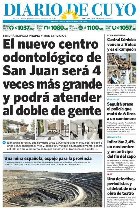 Tapa Edición 12 de Diciembre de 2024